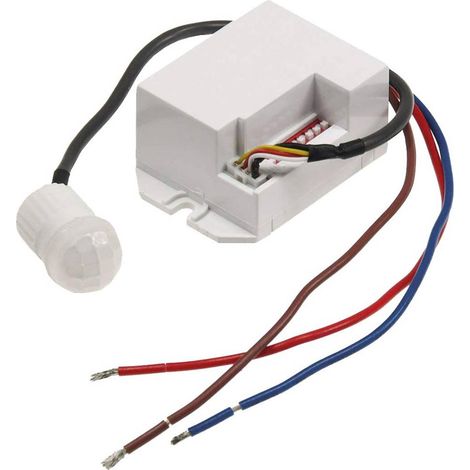 Sensore di movimento per fari lampade con rilevatore di movimenti mini per faro faretti rileva presenza 360° da incasso a soffitto (1/2)