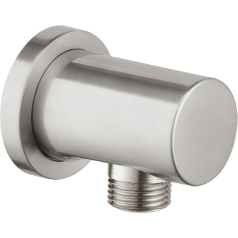 Grohe Rainshower Wall Outlet Round Supersteel - 27057DC0 - Shower Accessory