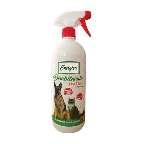 DISABITUANTE CANI E GATTI SPRAY ENERGICA - LT 1 - 6 pezzi
