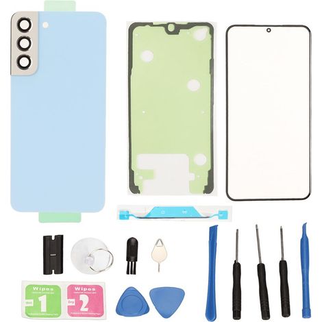 Glasrückseite für S22+ Plus, blau, inklusive professionellem Reparaturset, einfacher Austausch der Handyrückseite (1/5)