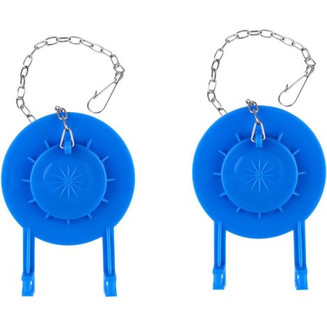 Clapets de Réservoir de Toilette Facile, Pvc, Bleu (1/5)