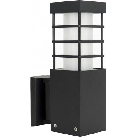 Applique esterno alluminio E27 nero IP54 SU-MA RADO (1/4)
