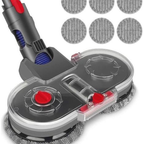 Zubehör für Dyson V15, V11, V10, V8 und V7 Elektrostaubsauger mit 6 waschbaren Bürstenköpfen