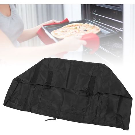 Housse pour Four à Pizza avec Pochette et Poignée de Transport - Modèle Carré en 420D Argenté, Imperméable et Anti-Poussière (54.6x45.7x38.4cm) (1/5)