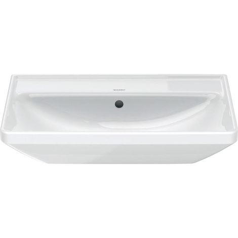 Duravit D-Neo Waschtisch, 650x440mm, ohne Hahnloch, mit Überlauf, (1/5)