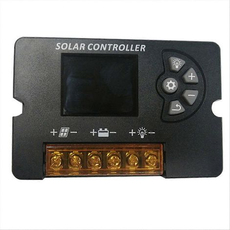 Chargeur Régulateur Solaire 12V/24V Automatique Contrôleur de Charge Batterie Cellule Panneau Photovoltaïque (1/5)