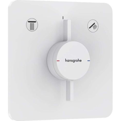 Hansgrohe DuoTurn Q - Unterputzarmatur, für 2 Verbraucher, weiß matt 75414700