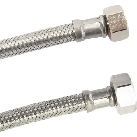 Flexible Inox DN8, 3/8 x 1/2, 2000mm - Pour Eau Potable
