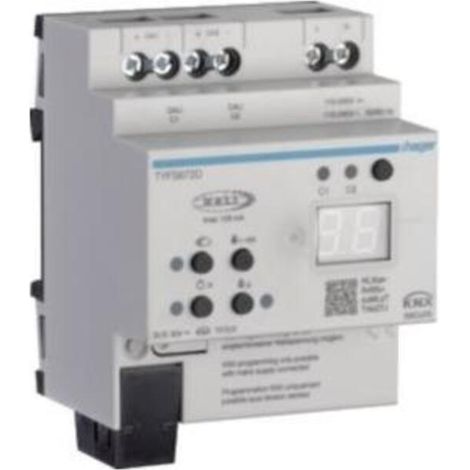 Gateway hager HAG TYFS672D schwarz 2 Kanäle sicher