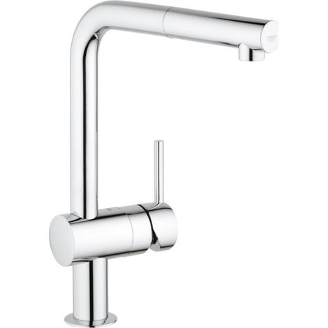 Mitigeur de cuisine GROHE Minta - Rotation 360° et douchette extractible