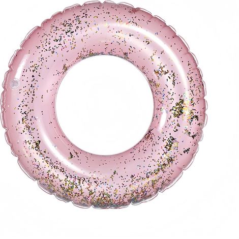 Bouée gonflable, pailletée et résistante pour enfants de 4 à 9 ans un accessoire flottant conçu pour les jeux d'eau récréatifs.-AquaForge (1/5)