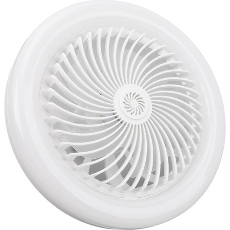 Ventilateur de plafond LED silencieux et écoénergétique de 30 W avec télécommande, fonctionnement silencieux et respectueux des yeux.