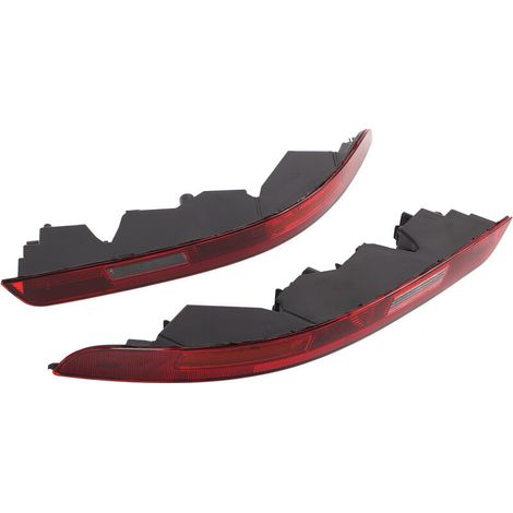 Jeffergarden Feu de stop arrière pour pare-chocs arrière, 2 pièces, lentille rouge étanche de remplacement pour Q3 20162018 12V-DOU