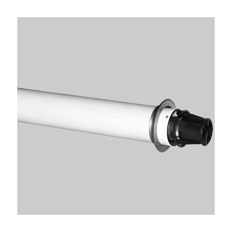 TUBO COASSIALE PER SCALDINO BAXI CON TERMINALE  Dm 60/100     BAXI