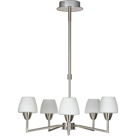 Suspension Candellux TOGO 35-10646 chrome 5xG9 Ø45cm (1/3)