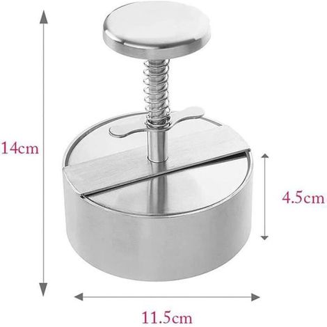 Machine à hamburger - Presse à viande en acier inoxydable 304 - Moule à viande pour viande, bœuf, hamburger[L419] (1/4)