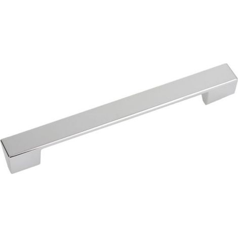 Poignée UU25 - 160 mm - Chrome Brillant - Pour Meuble Cuisine Bureau Salon - 1 Pièce