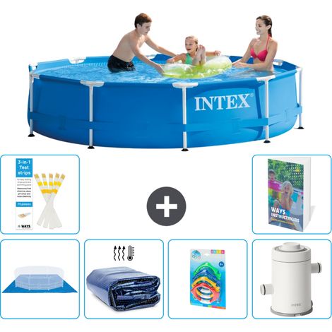 Frame Pool Rund - 305x76 cm - 7-teilig S123