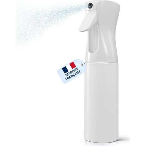 Brumisateur d'Eau Rechargeable - Vaporisateur Cheveux - Brumisateur Rechargeable 500ml Blanc - Brumisateur Visage - Vaporisateur Rechargeable