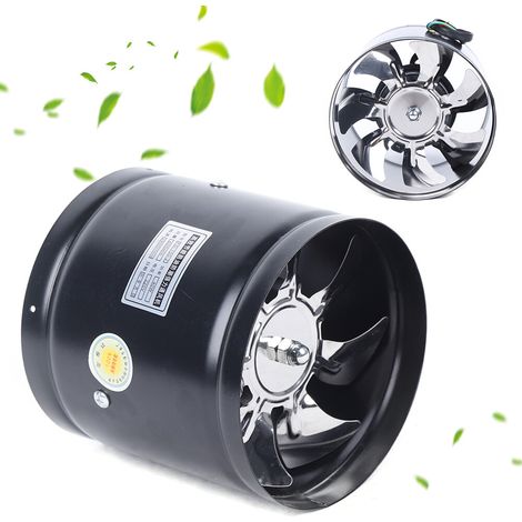 Ventilateur axial en métal pour la ventilation ou la dissipation de la chaleur dans les cuisines, les salons - 150 mm - 500 m³/h (1/5)