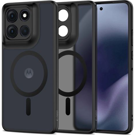Tech-Protect MagMat MagSafe Hülle für Motorola Moto G86 5G – Mattschwarz (1/5)