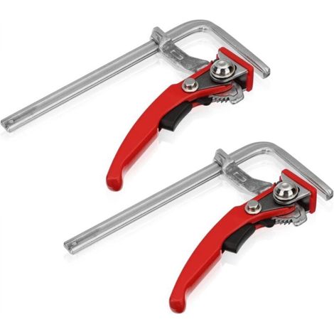 Ratchet Bench Clamp, Quick Rail Saw Clamp, Ratchet Guide, F-Clamp, MFT Workbench and Guide System, MFT Clamp, Woodworking Clamp (1/3)