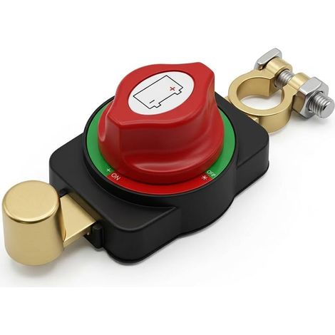 Circuit breaker battery 12V Car Waterproof 48V 12V with Insulation  Battery Main Switch Disconnect Circuit Breaker for Motorcycle Boat Caravan Marine Yacht Truck (1/5)
