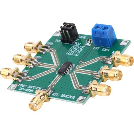 Commutateur RF HMC252 6 Positions Monopôle Non Réfléchissant 0-3 GHz Module Électronique (1/5)