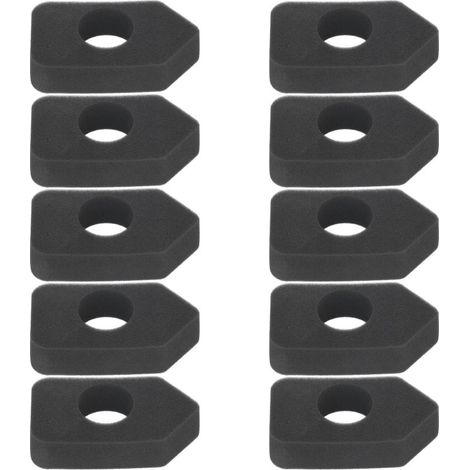 Lot de 10 filtres à air de rechange en mousse pour tondeuse à gazon Craftsman Classic Sprint (pièce n° 698369).