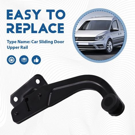 La référence 2K7843435C convient au support de rail de guidage du rouleau de la porte coulissante supérieure gauche du Volkswagen Caddy. (1/4)