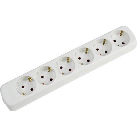 AS Schwabe 11711 Multipresa Bianco 1 pz.