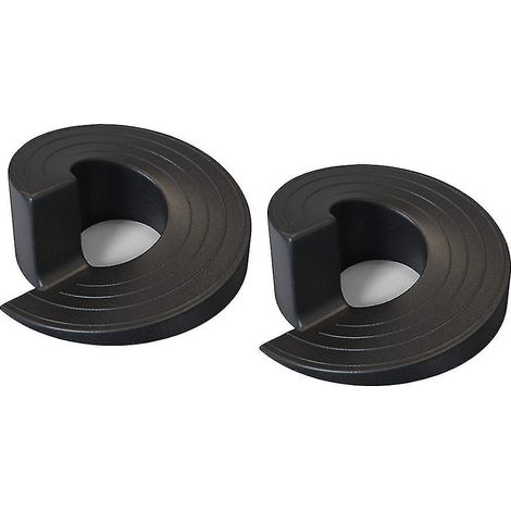 Butées de porte - Cales de sécurité en caoutchouc pour le bas de porte sur béton, carrelage, moquette, linoléum et bois (1/5)