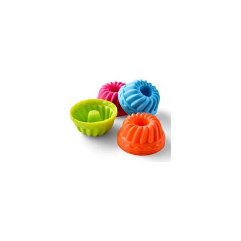 24 Moules à Mini-Gâteaux Bundt en Silicone - Pour Brioches et Cakes Individuels, Set de Moules à Pâtisserie (1/5)