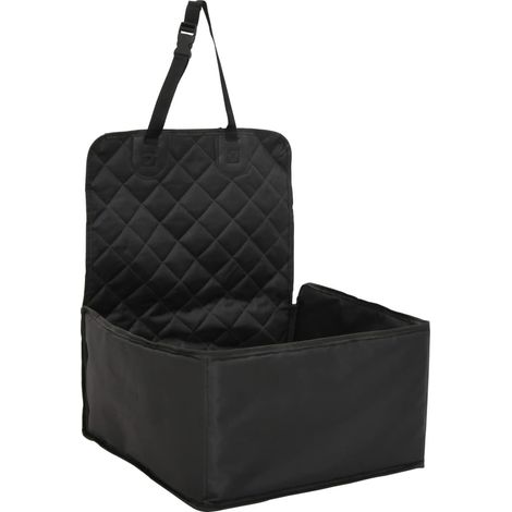 Silla de coche para perros negro 45x45x25/55 cm vidaXL