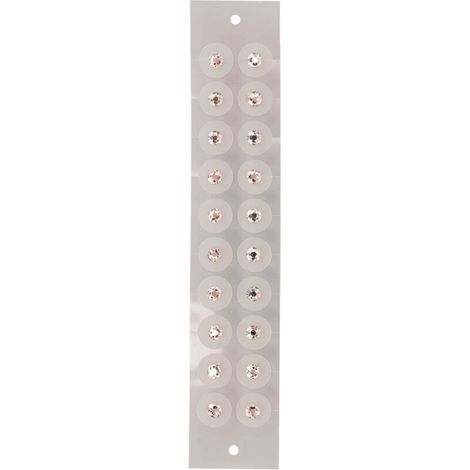 20 Pastilles d'Acupuncture Auriculaire Jetables avec Cristaux pour Massage et Guérison Rapide (1/5)