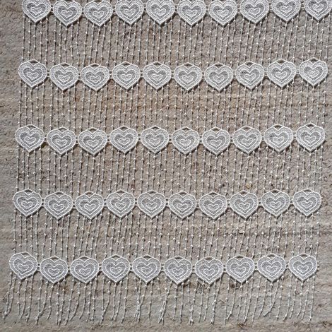 Modulable au style romantique Blanc 60x120 cm