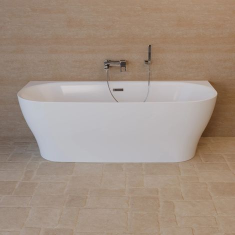 Vasca freestanding - Velvet 180 blanche -  Bianco - 170 x75 x58 cm, by SPALINA