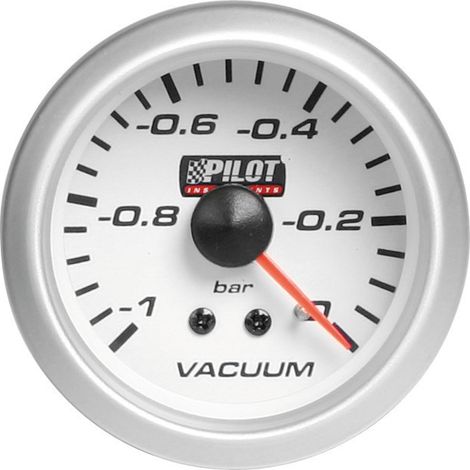 Vacuometro - Ø 2” (52 mm) - Blue-Light (1/2)