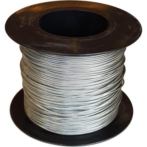 Bobine de câble métallique 1 mm – Longueur 100 ML – Pour confection de fils de suspension – Usage professionnel – Arti Teq (1/2)