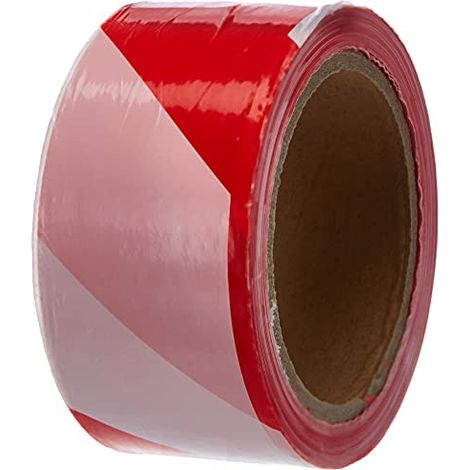 Chapuis RS100 Nastro di segnalazione - Polietilene rosso/bianco - Larghezza 50 mm - Lunghezza 100 m (1/4)