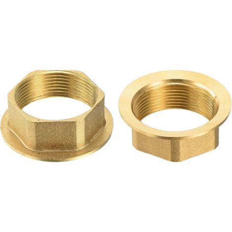 2er-Set 1,2-Zoll-O-Ring-Wasserhahn-Kontermutter, weibliche Kontermutter für Sanitär, Rohrverschraubung, Unterlegscheibenbefestigungen (1/4)