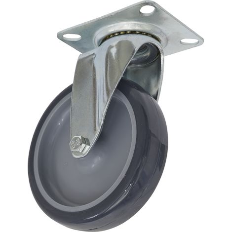 Sealey 100mm Castor Wheel with Swivel Plate SCW2100SP