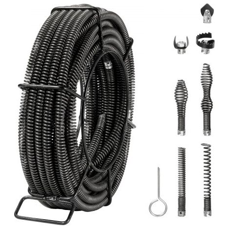 Câble de nettoyage de canalisations - 20 m x 16 mm (1/5)