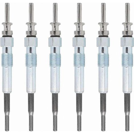 Tapones calefactores para motores diésel de BMW Serie 1, Serie 3, Serie 5, Serie 6, Serie 7, BMW X3 y X5, paquete de 6 unidades. (1/5)