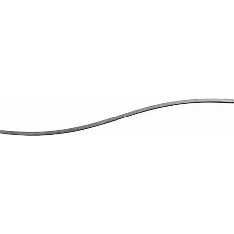 Deco Fer Forge – Tube cintré en acier Sendzimir 3M – Section 40x40mm, épaisseur 2mm – Galbe chapeau de gendarme pour pergolas Alizée