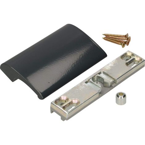 Poignée Balk en aluminium DE LUXE RAL7016 ANTHRACITE + ACCROCHE (1/5)