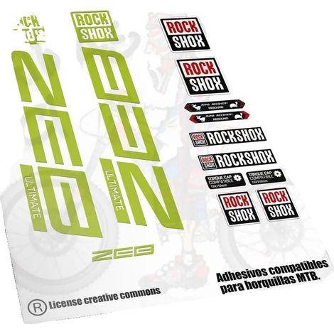 Autocollants, Matériau en Vinyle, Design Durable, Vert citron 2 (1/2)