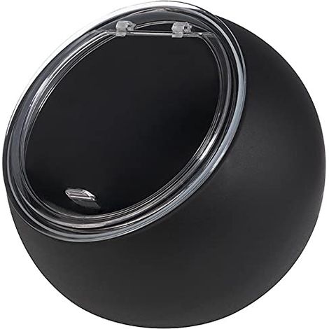 Service de table Moon - 2 pièces : 1 bol en mélamine (Ø 19 cm) + 1 couvercle rabattable avec joint en silicone noir (1/5)