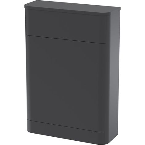 Floor Standing WC Toilet Unit, 550mm - Dark Grey Finish with Sleek Modern Design, Durable Style for Bathrooms by Balterley