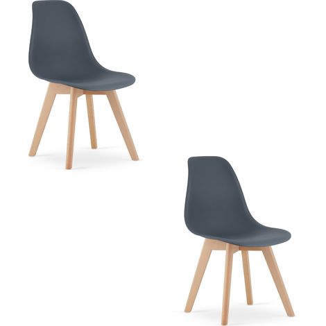 Silla Kito - pizarra oscura x 2 (1/5)